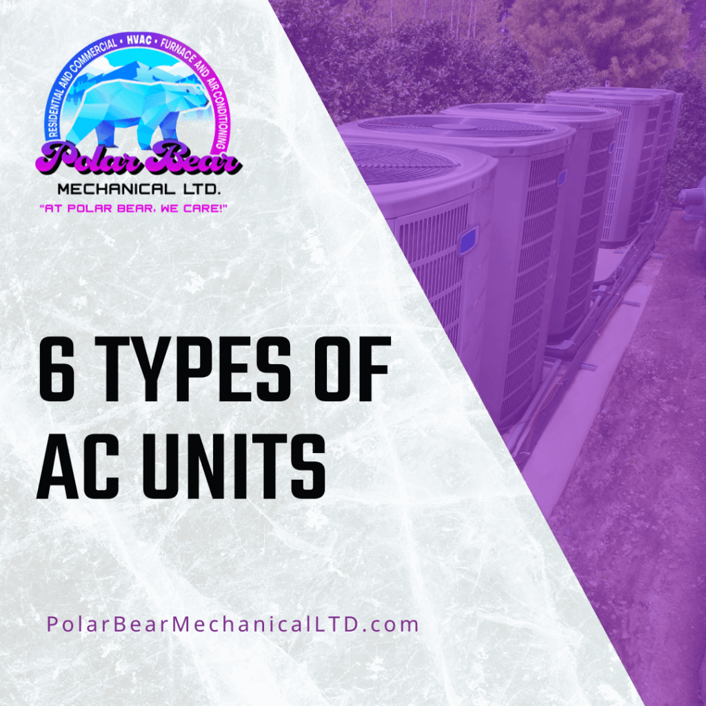 6 types of AC Units