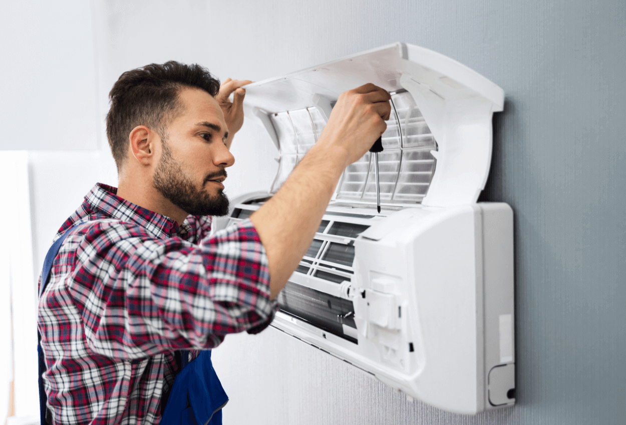 A picture of A/C blower blades.